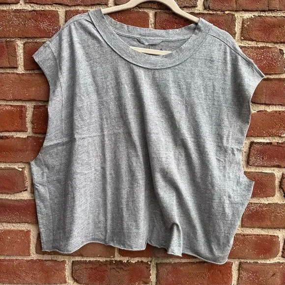 Free People FP movement Inspire Tank top in gray XL NWOT - Picture 4 of 7